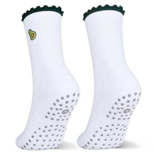 Non-Slip Pilates Socks for Yoga & Barre - US Shoe Sizes 5-11 - Color 4