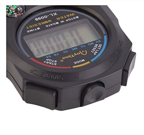 Digital Sport Stopwatch Timer - 2 Pack with Large Display & Alarm