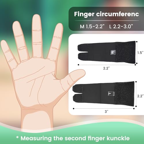 Finger Splint Straps - 2PCS Medium Double Support