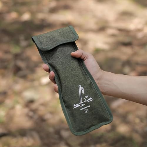 Tent Stakes Storage Bag - 2 Pack Organizer for 8-16 Stakes