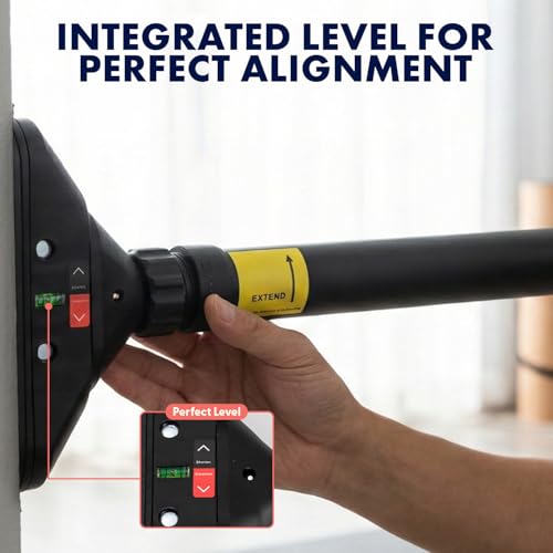 Doorway Pull Up Bar, Adjustable Door Frame Bar with Level Meter,
