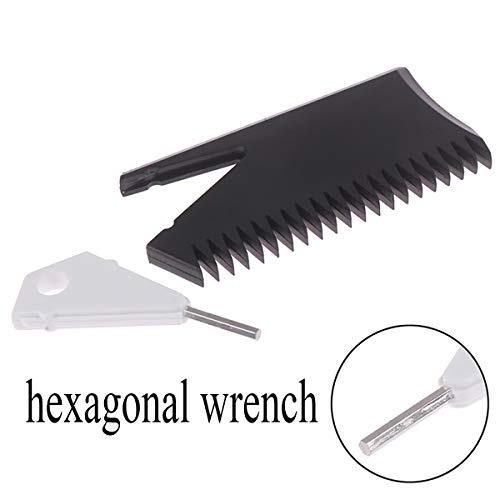 Surfboard Wax Comb - Serrated Edge, Non-Slip Design, 81x40mm