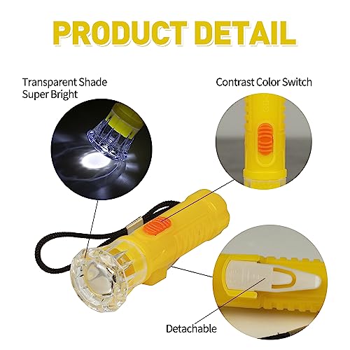 PROLOSO 20PCS Mini LED Flashlights with Lanyards - Kids Party Favors & Gifts