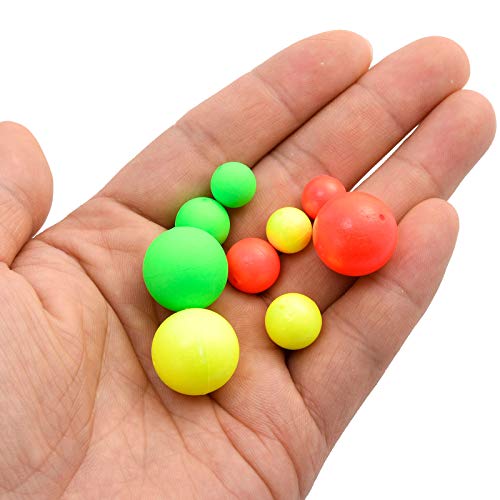 Fishing Rig Floats - 30 Pack Foam Floats 3/5" Green