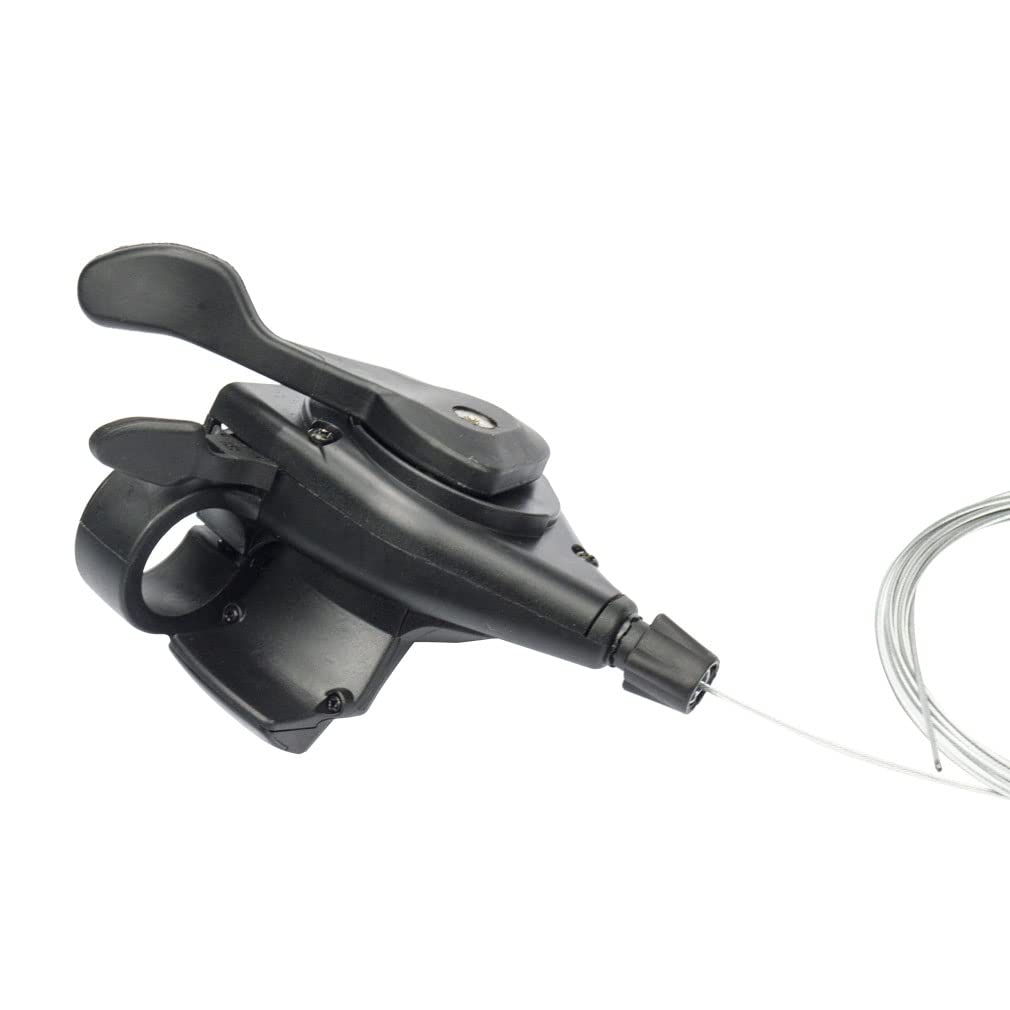 CYSKY Bike Shifter Levers 1 Pair 3x8 Speed Gear Shifter Mountain Bicycle Derailleur with Gear Indicator Right and Left Thumb Shift Levers Combo (3x8 24 Speed)