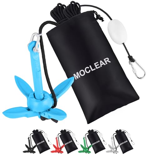 Compact Folding Grapnel Anchor Kit for Kayaks and Small Boats