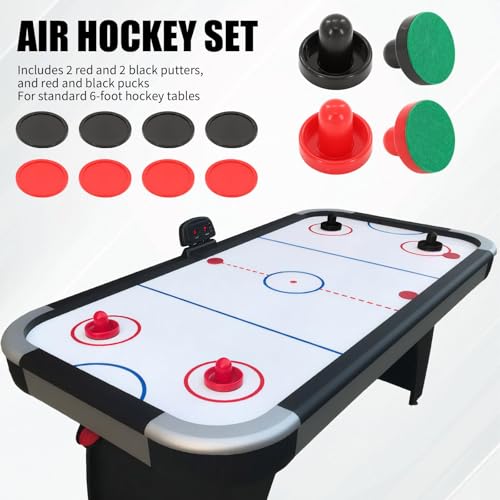 16-Piece Air Hockey Pucks and Pushers Set - Professional Quality