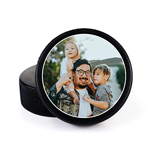 Personalized Father's Day Hockey Puck Gift - Design 17