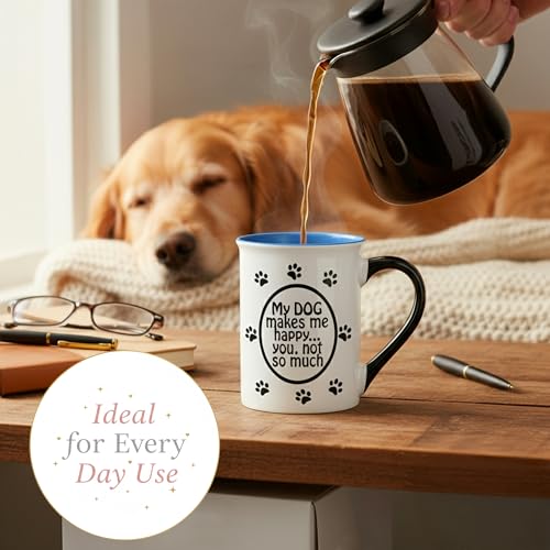 Funny Dog Lover Mug - 16oz Coffee Cup with Witty Saying, Gift Boxed
