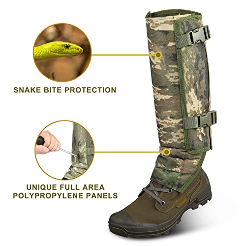 Snake Guard Gaiters - Waterproof Bite Proof Chaps - Camo