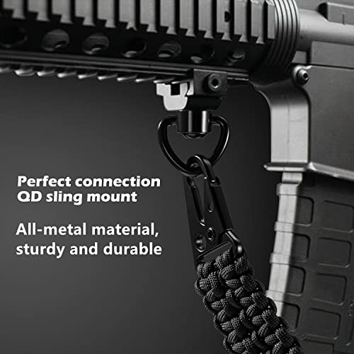 Durable Two Point Sling Mounts with QD Swivel - 2PCS