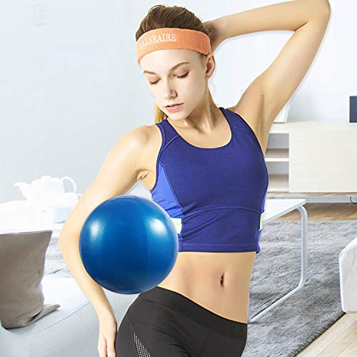 9-Inch Mini Exercise Ball for Yoga, Pilates & Core Training - Blue