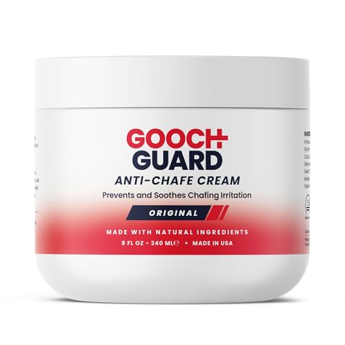 Gooch Guard 8oz Anti-Chafe Cream for Cycling & Outdoor Activities – Non-Greasy, Sweat-Resistant