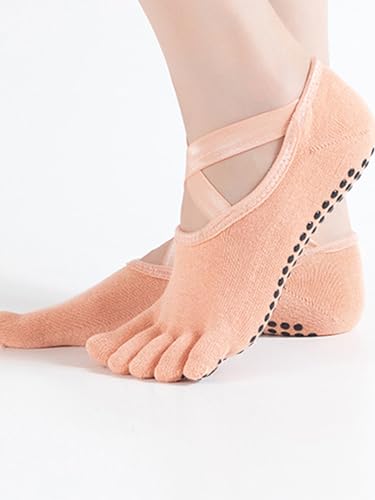 Non-Slip Yoga Pilates Socks for Women - 1 Pair Black