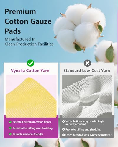 Vynive Xeroform Petrolatum Wound Dressing 5x9 Inch Pack of 25, Non-Adherent Gauze for Large Wounds