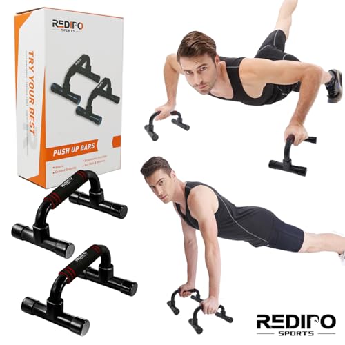 Push Up Bars for Strength Training - Portable Ergonomic Stands