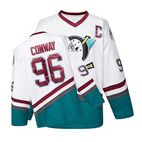 Mighty Ducks Ice Hockey Jersey #96 Charlie Conway - Youth Medium