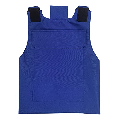 Tactical Vest with Patches - One Size Blue