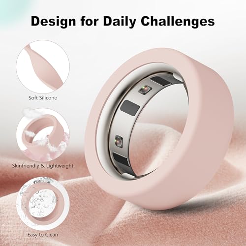 Oura Ring Protector Cover - Scratch-Proof for Gen3 & Gen4 - Pink+Violet