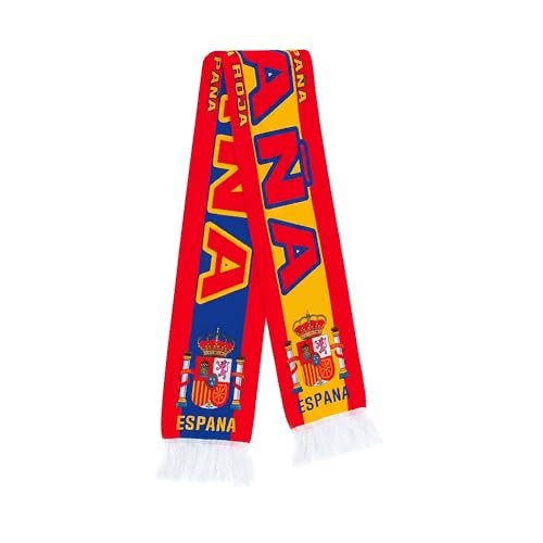 2026 World Cup Soccer Fan Scarf - Spain, Double-Sided Supporter Gift