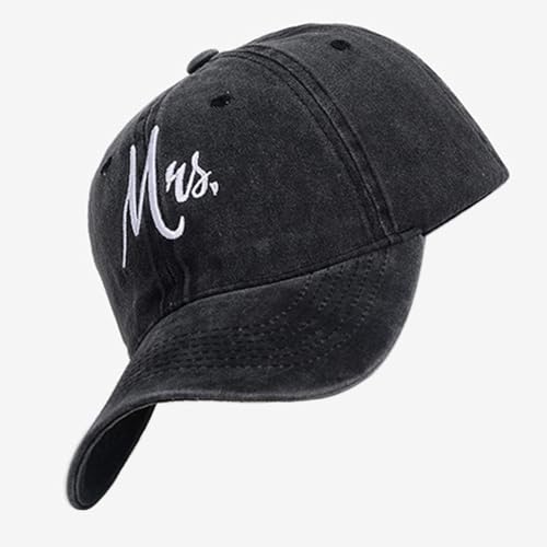 Vintage Washed Distressed Baseball Cap - Adjustable Cotton Dad Hat - Mrs Black