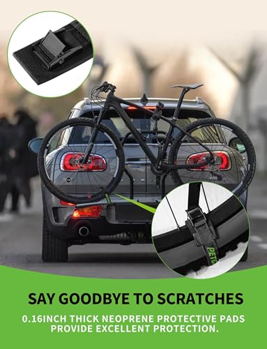 39-Inch Bike Rack Straps - 4-Pack, 440 lbs Load Capacity