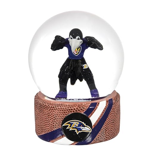 Baltimore Ravens Snow Globe - NFL Team Logo Christmas Decoration