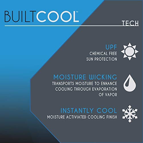 BUILTCOOL Adult Cooling Baseball Hat One Size Moisture-Wicking Mesh Back Lightweight Performance Cap