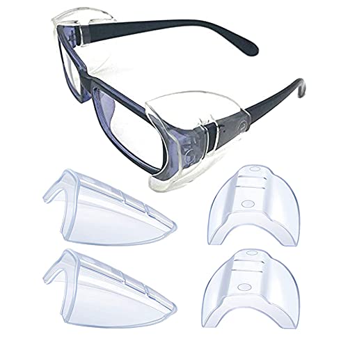Safety Glasses Side Shields - 2 Pairs for Medium to Large Frames