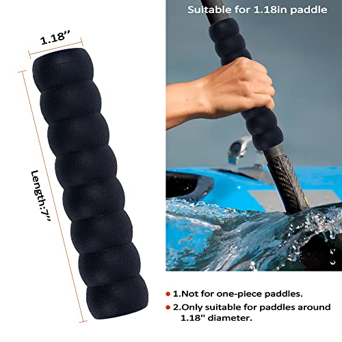 Kayak Paddle Grips 2-Pack - Non-Slip Oar Grip for Multi-Piece Paddles