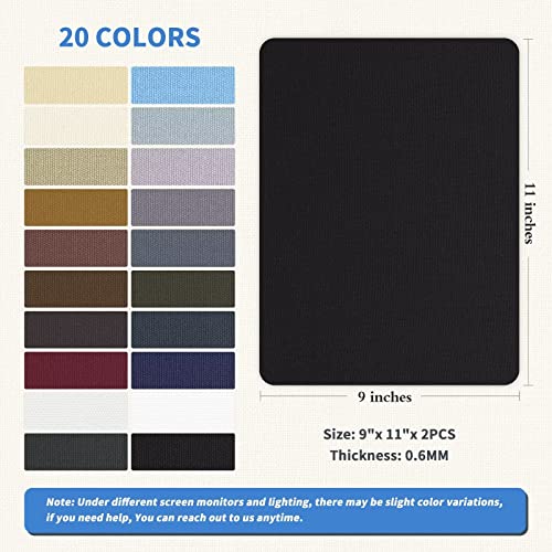 KING MOUNTAIN Canvas Repair Patch 9 x11 Inch 2 Pcs Self-Adhesive