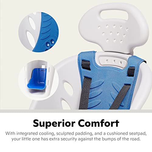 Deluxe Child Bike Carrier - Rear-Mounted Bike Seat for Kids