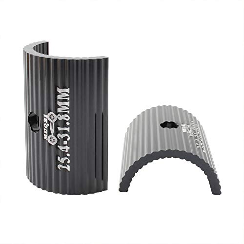 Bike Handlebar Shim Reducer - Aluminum 25.4 to 31.8mm - Black