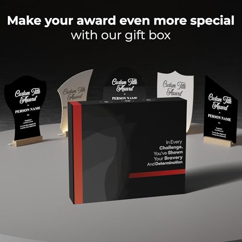 Personalized Acrylic Trophy Award - 1/8" Thick No Logo