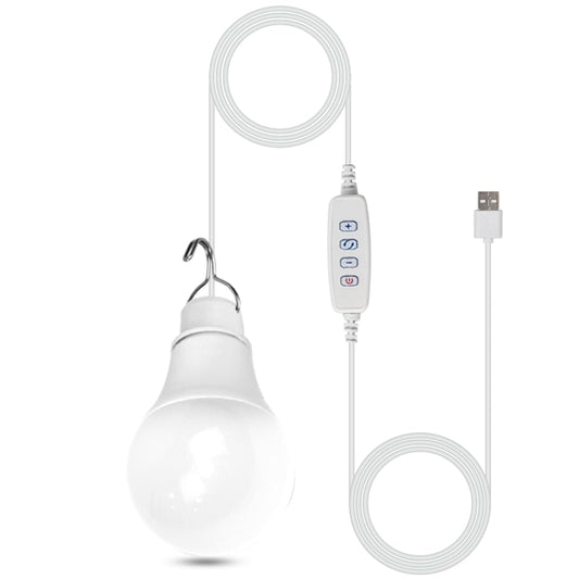 USB LED Camping Light 10W,Portable LED Bulb for Camping Garage Warehouse Car Truck Fishing Boat,Outdoor Emergency Light,Children Bed Room White