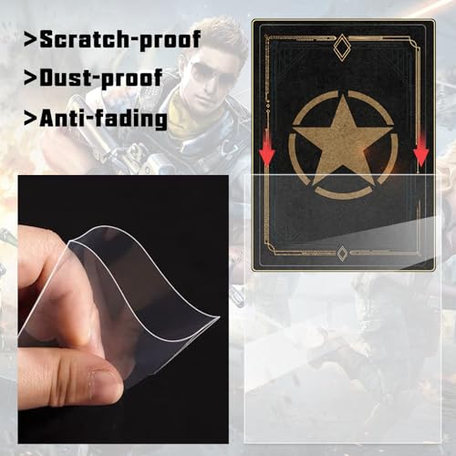 600 Count Trading Card Sleeves - Matte Clear Standard Size Protectors