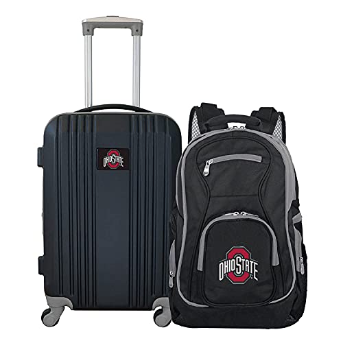 Ohio State University Buckeyes Luggage Set - 21" Spinner & 19" Backpack