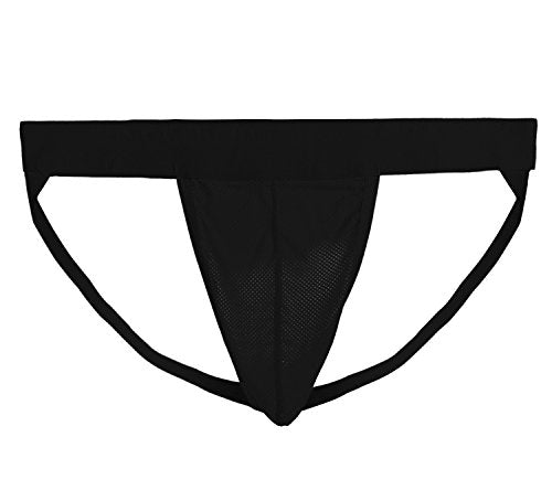 Men's Athletic Supporter Jockstrap Underwear - X-Large Black