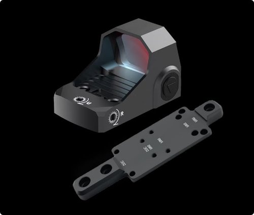 Gotical Red Dot Sight Mount Adapter Plate for Mossberg 500 535 590 835 Shockwave and Maverick88, 2 Sets of Screws Cover Older and Newer Models