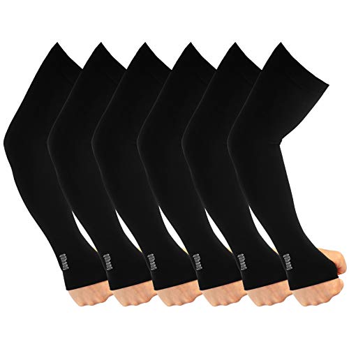 Unisex Arm Compression Sleeves with UV Sun Protection & Thumb Hole