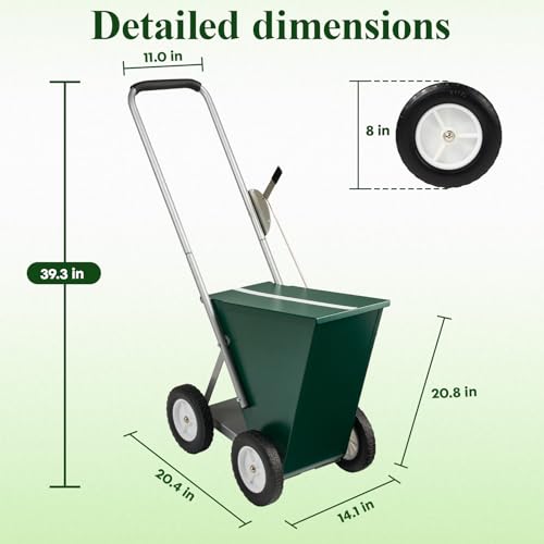 Heavy Duty Baseball & Softball Field Dry Line Marker - 50 Lbs Capacity