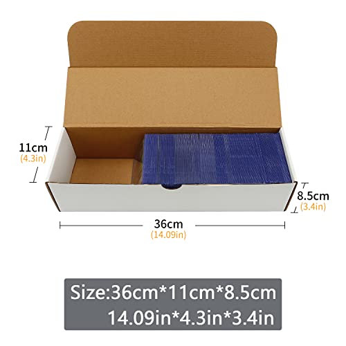 Trading Card Storage Box - 2-Pack White, Holds 1600 Cards