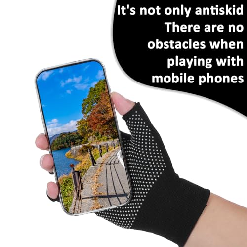 Breathable Fingerless Work Gloves - Anti-Slip Lightweight Half-Finger Gear