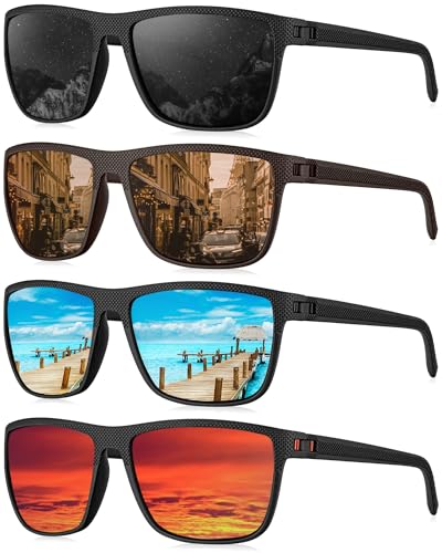 Polarized Sunglasses for Men - UV Protection for Driving & Fishing