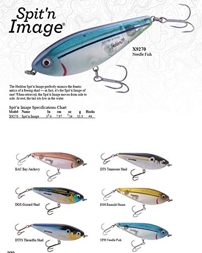 Spit'N Image Fleeing Shad Crankbait Fishing Lure - Tennessee Shad, 3.25 Inch