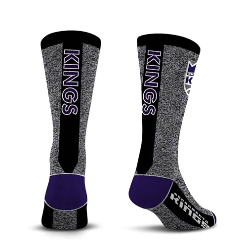 Marble MVP Crew Socks - Sacramento Kings - Large