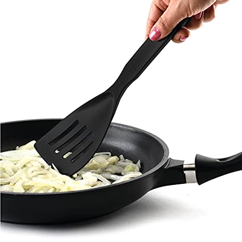Slotted Spatula for Draining & Scooping - Durable Nylon