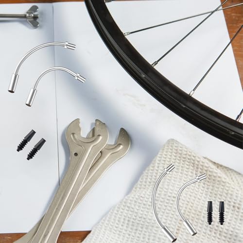 Bike Brake Noodle Cable Guide Set with Rubber Boots - 90° & 110°