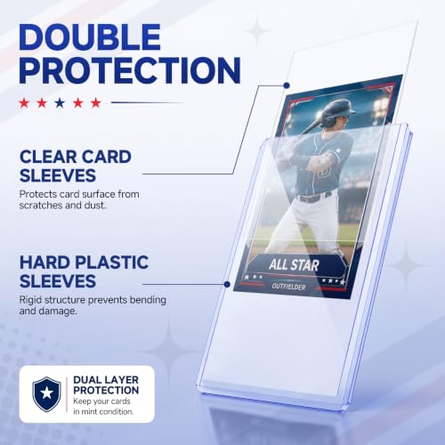 Card Protection Set - 50 Hard Toploaders & 100 Soft Sleeves