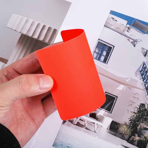 6-Piece Soccer Referee Card Set - Red & Yellow Warning Cards